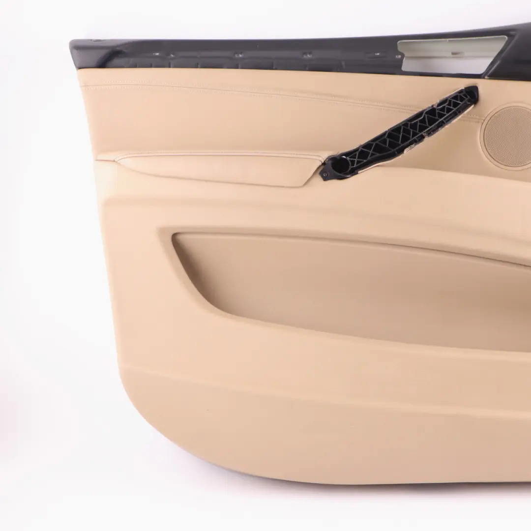 Door Card BMW X5 E70 Front Left N/S Trim Lining Cover Leather Nappa Beige to with Part number 9133561 Door Card BMW X5 E70 Front Left N/S Trim Lining Cover Leather Nappa Beige - SKU rhd-9133561 - Part number 9133561