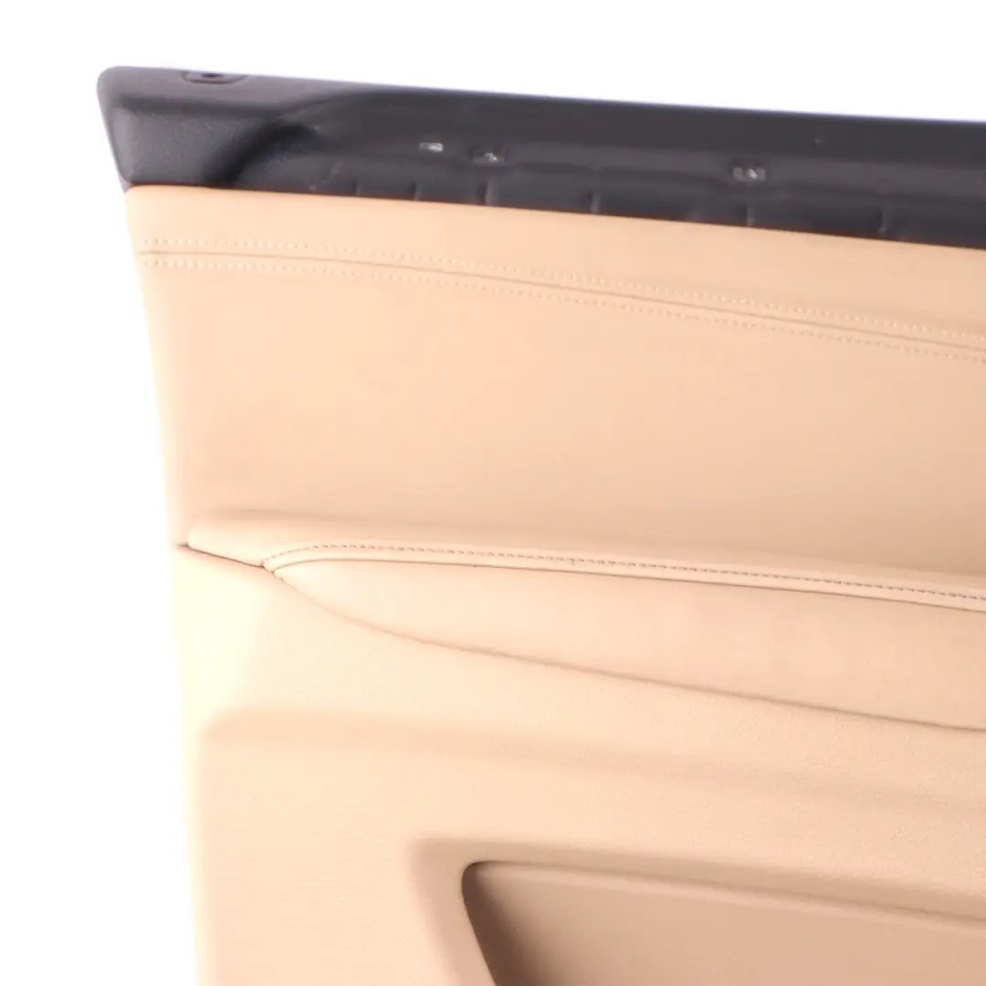Door Card BMW X5 E70 Front Left N/S Trim Lining Cover Leather Nappa Beige to with Part number 9133561 Door Card BMW X5 E70 Front Left N/S Trim Lining Cover Leather Nappa Beige - SKU rhd-9133561 - Part number 9133561