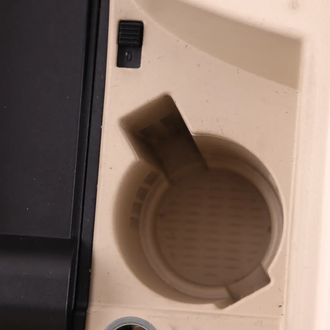 Split Slide Creambeige Beige Leather Centre Console Armrest to BMW E92 E93 with Part number 9133818 BMW E92 E93 Split Slide Creambeige Beige Leather Centre Console Armrest - SKU rhd-9133818 - Part number 9133818