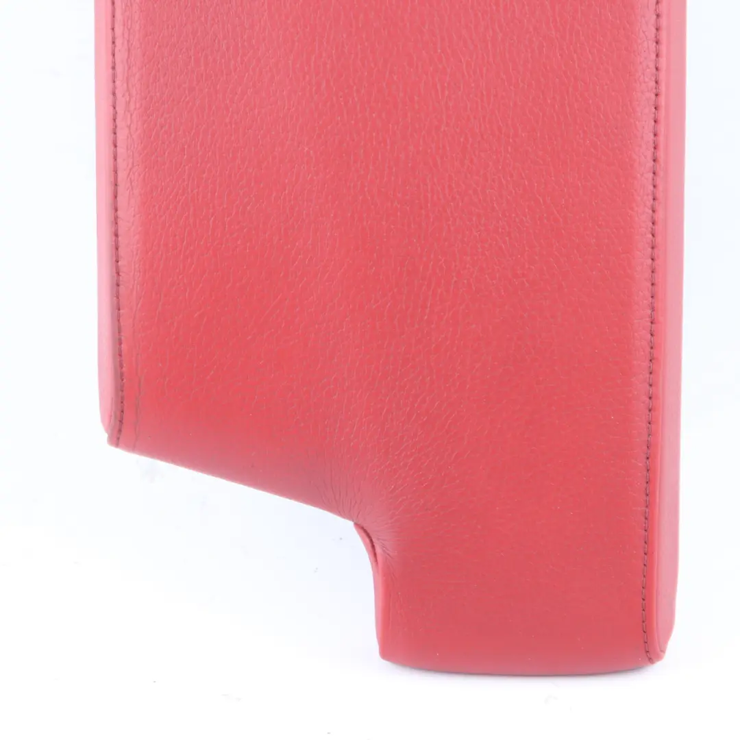 Leather Dakota Red Cover Centre Console Armrest to BMW E90 E91 E92 LCI with Part number 9134489 BMW E90 E91 E92 LCI Leather Dakota Red Cover Centre Console Armrest - SKU rhd-9134489-1 - Part number 9134489