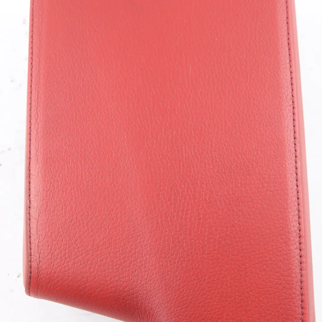 Leather Dakota Red Cover Centre Console Armrest to BMW E90 E91 E92 LCI with Part number 9134489 BMW E90 E91 E92 LCI Leather Dakota Red Cover Centre Console Armrest - SKU rhd-9134489-1 - Part number 9134489