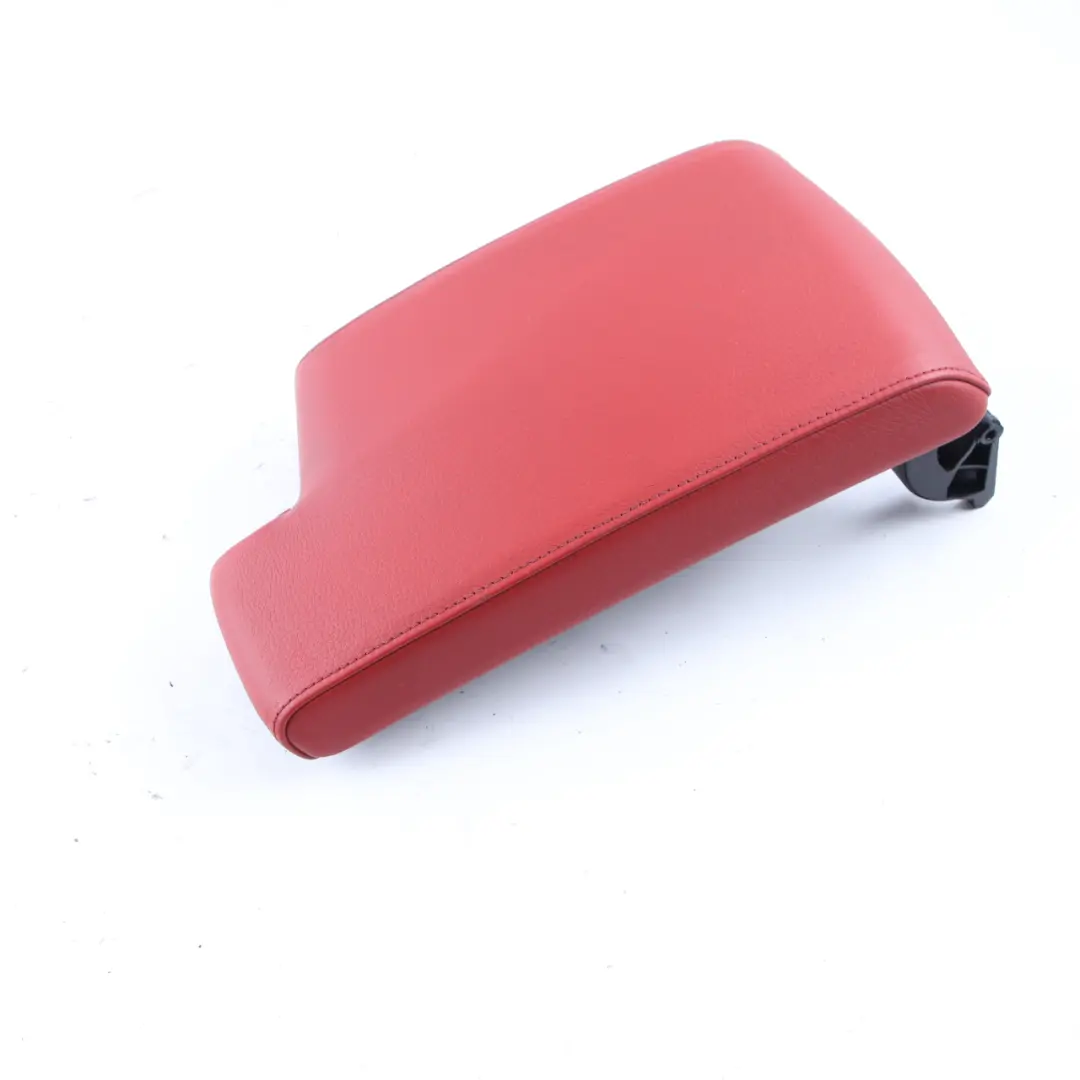BMW E90 E91 E92 LCI Leather Dakota Red Cover Centre Console Armrest - SKU rhd-9134489-1 - Part number 9134489