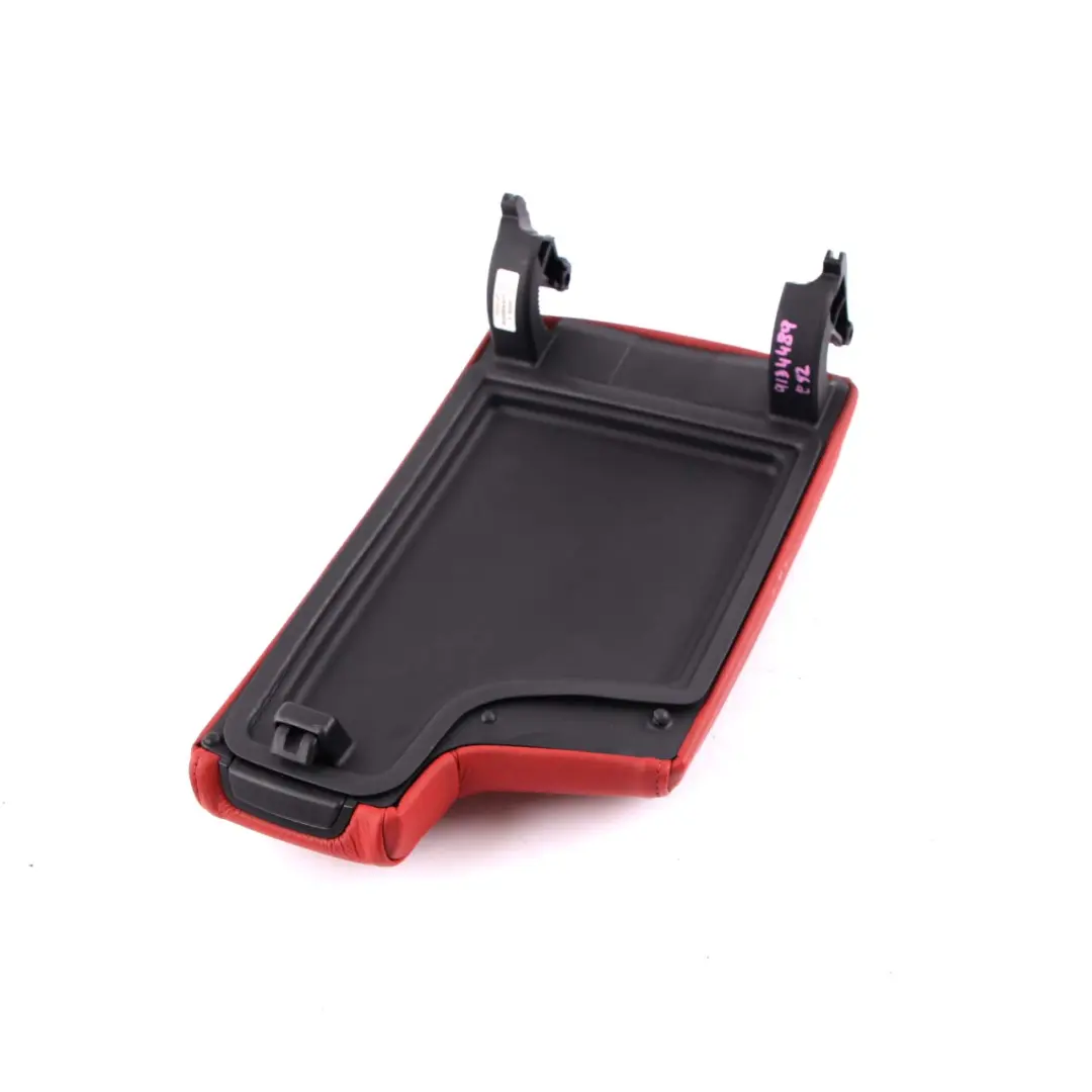 Leather Dakota Red Cover Centre Console Armrest to BMW E90 E91 E92 LCI with Part number 9134489 BMW E90 E91 E92 LCI Leather Dakota Red Cover Centre Console Armrest - SKU rhd-9134489 - Part number 9134489