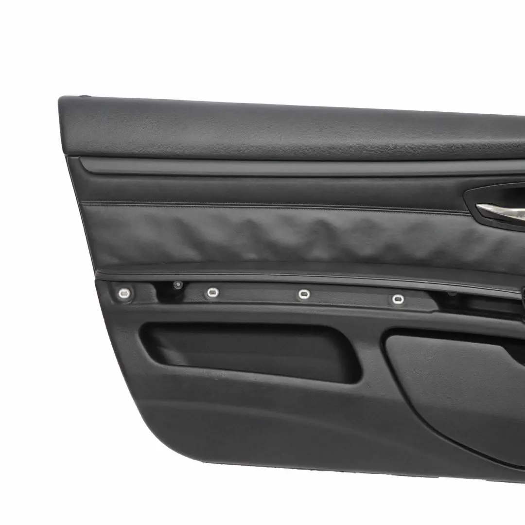 Door Card Front Left N/S Lining Trim Panel Black Leather Walknappa to BMW E92 E93 with Part number 9135481 BMW E92 E93 Door Card Front Left N/S Lining Trim Panel Black Leather Walknappa - SKU rhd-9135481 - Part number 9135481