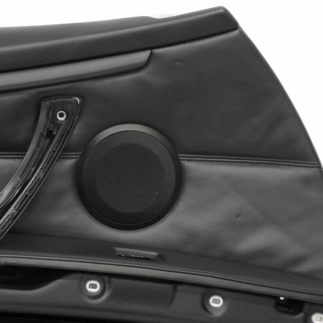 BMW E92 E93 Door Card Front Left N/S Lining Trim Panel Black Leather Walknappa - SKU rhd-9135481 - Part number 9135481