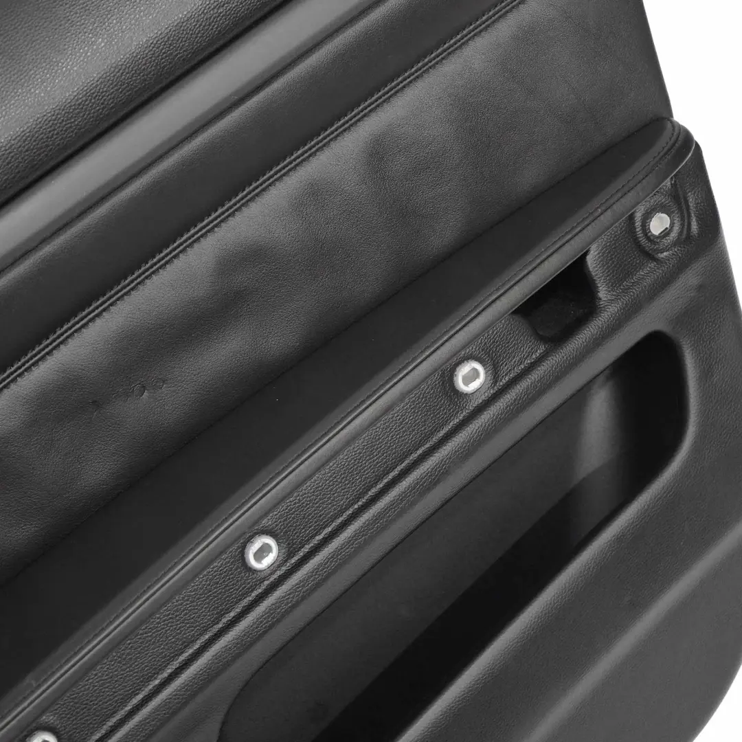 BMW E92 E93 Door Card Front Right O/S Lining Trim Panel Black Leather Walknappa - SKU rhd-9135482 - Part number 9135482