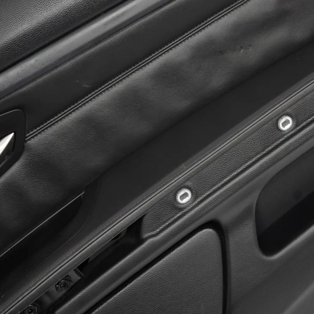 Door Card Front Right O/S Lining Trim Panel Black Leather Walknappa to BMW E92 E93 with Part number 9135482 BMW E92 E93 Door Card Front Right O/S Lining Trim Panel Black Leather Walknappa - SKU rhd-9135482 - Part number 9135482