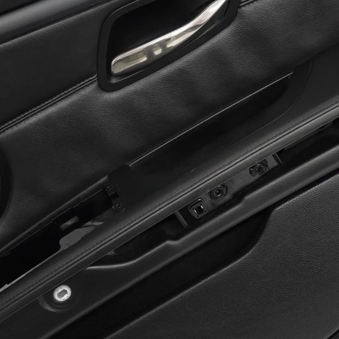 Door Card Front Right O/S Lining Trim Panel Black Leather Walknappa to BMW E92 E93 with Part number 9135482 BMW E92 E93 Door Card Front Right O/S Lining Trim Panel Black Leather Walknappa - SKU rhd-9135482 - Part number 9135482