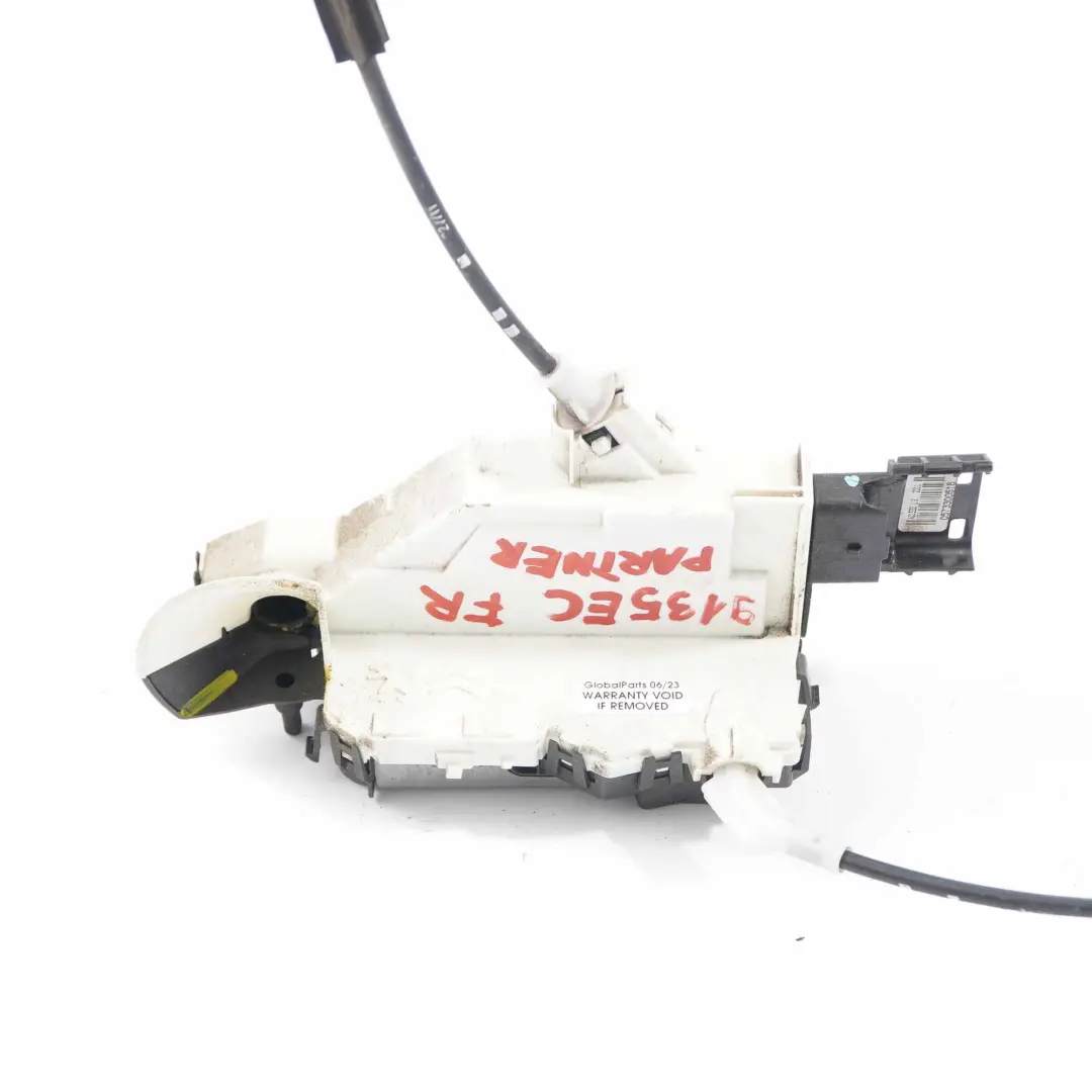Door Lock Citroen Berlingo Peugeot Partner Front Right O/S Mechanism to with Part number 9135EC Door Lock Citroen Berlingo Peugeot Partner Front Right O/S Mechanism - SKU rhd-9135EC - Part number 9135EC