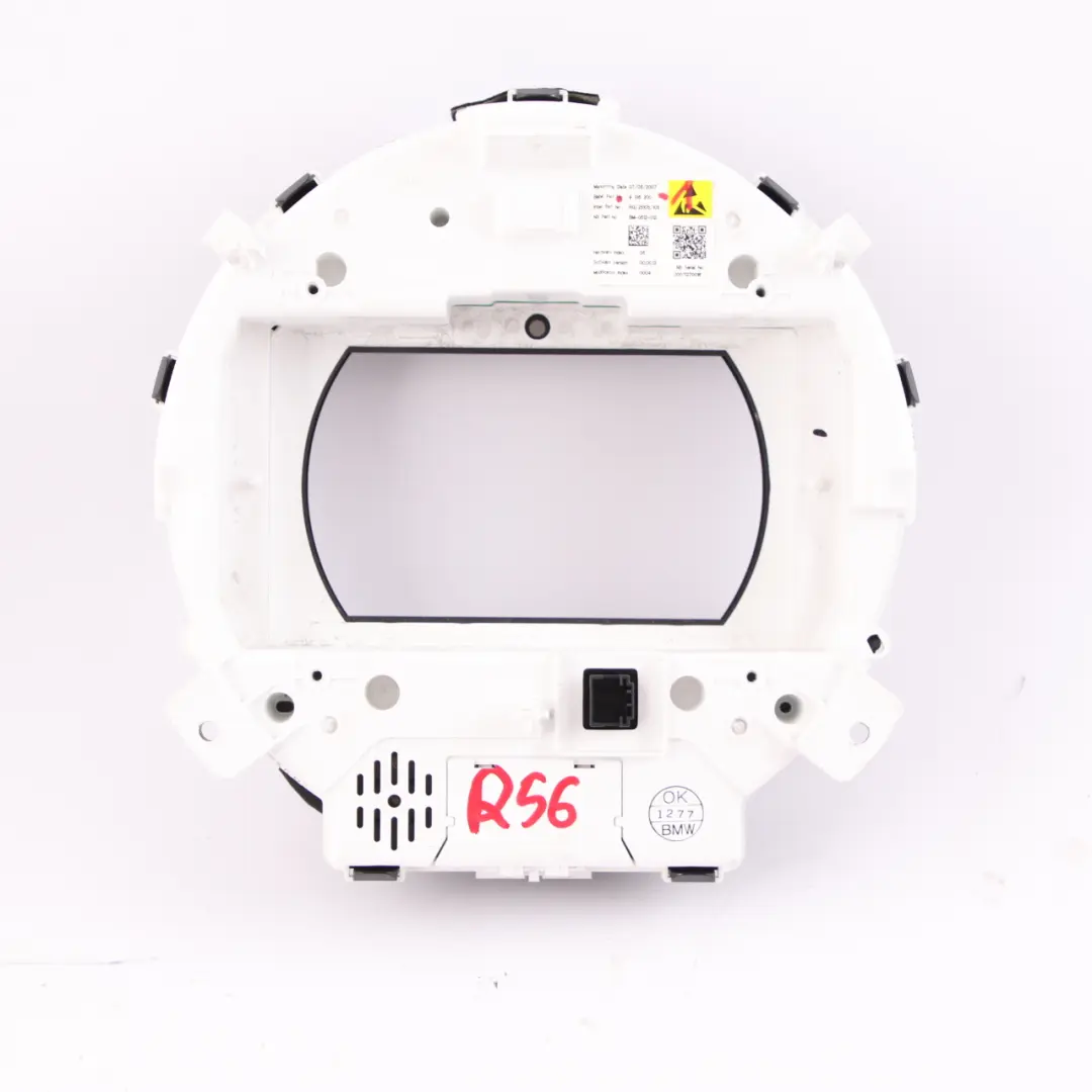Instrument Cluster Speedo Navigation Display Cover to Mini R55 R56 R60 R61 with Part number 9136200 Mini R55 R56 R60 R61 Instrument Cluster Speedo Navigation Display Cover - SKU rhd-9136200-1 - Part number 9136200