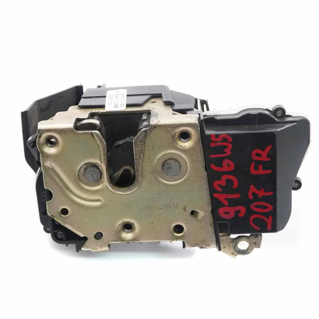 Door Lock Front Right O/S Latch Catch Actuator Mechanism to Peugeot 207 with Part number 9136W5 Peugeot 207 Door Lock Front Right O/S Latch Catch Actuator Mechanism - SKU rhd-9136W5 - Part number 9136W5