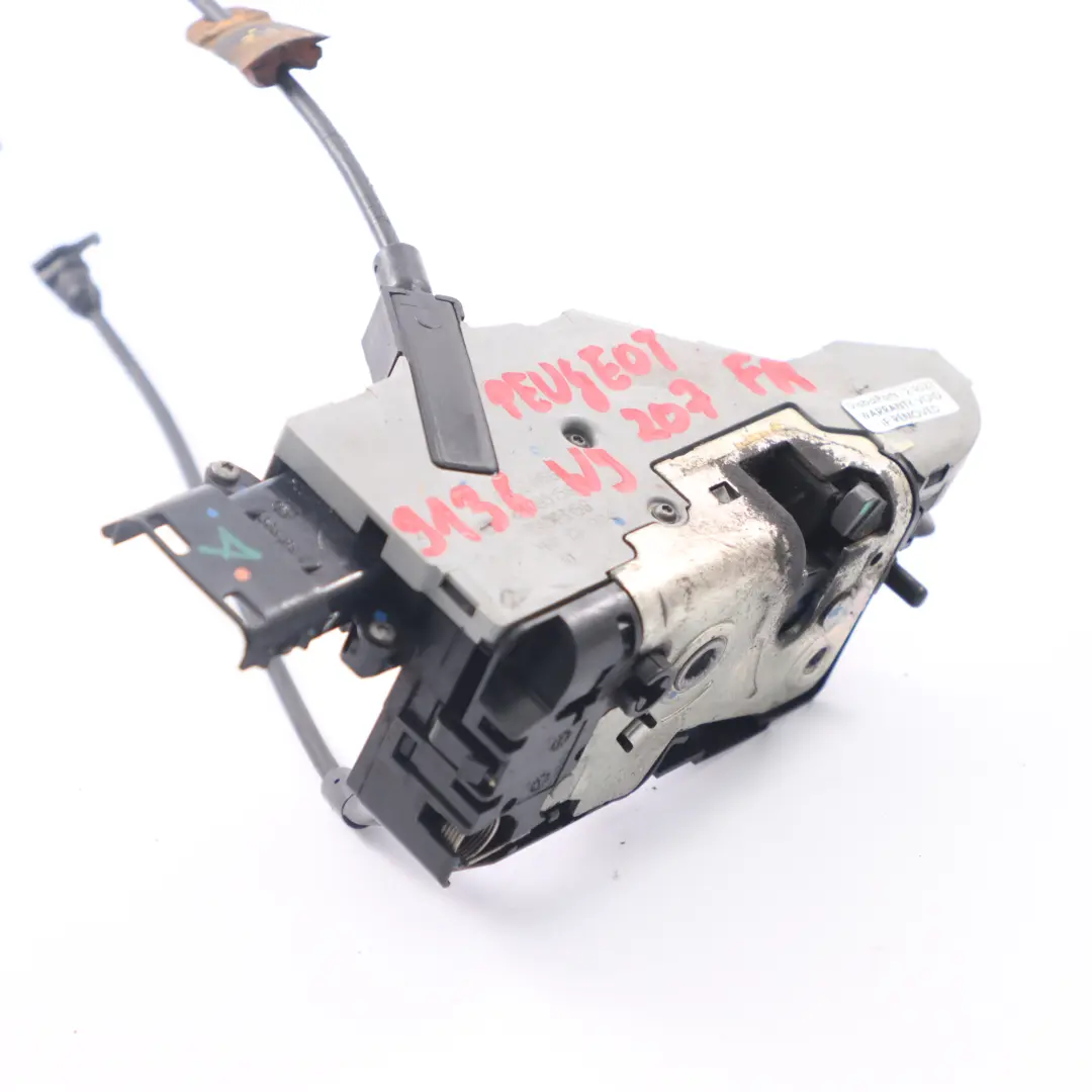 Peugeot 207 Door Lock Front Right O/S Latch Catch Actuator Mechanism - SKU rhd-9136W9 - Part number 9136W9