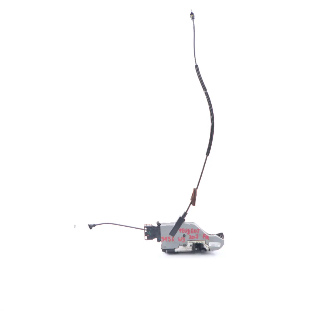 Peugeot 207 Door Lock Front Right O/S Latch Catch Actuator Mechanism - SKU rhd-9136W9 - Part number 9136W9