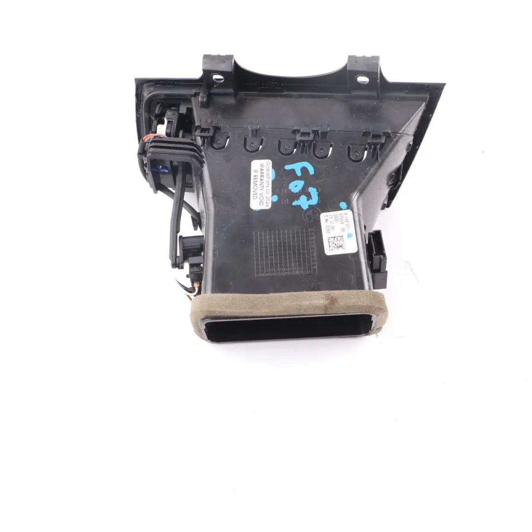 Vent BMW F07 GT Dashboard Heater Blower A/C Fresh Air Duct Left N/S to Air with Part number 9142591 Air Vent BMW F07 GT Dashboard Heater Blower A/C Fresh Air Duct Left N/S - SKU rhd-9142591 - Part number 9142591