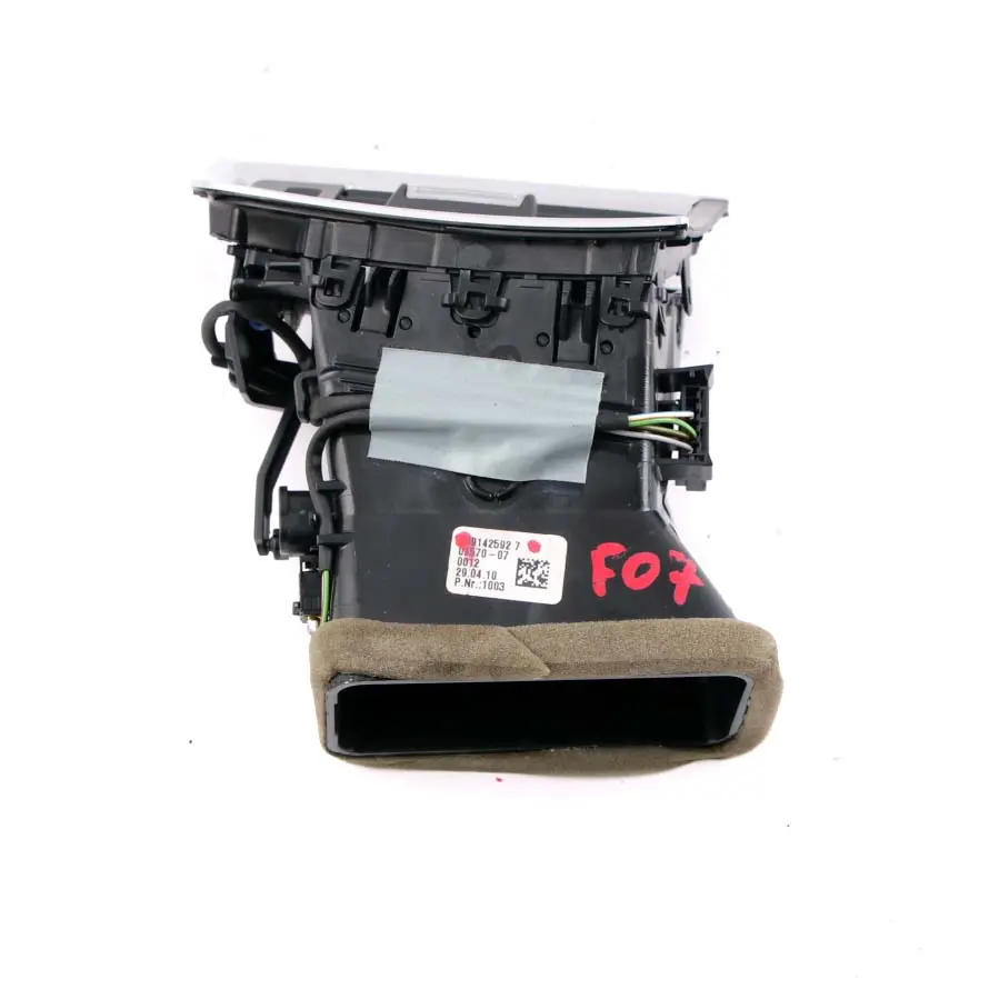 BMW F07 GT Dashboard Dash Panel Right O/S Console Fresh Air Vent Grille - SKU rhd-9142592 - Part number 9142592