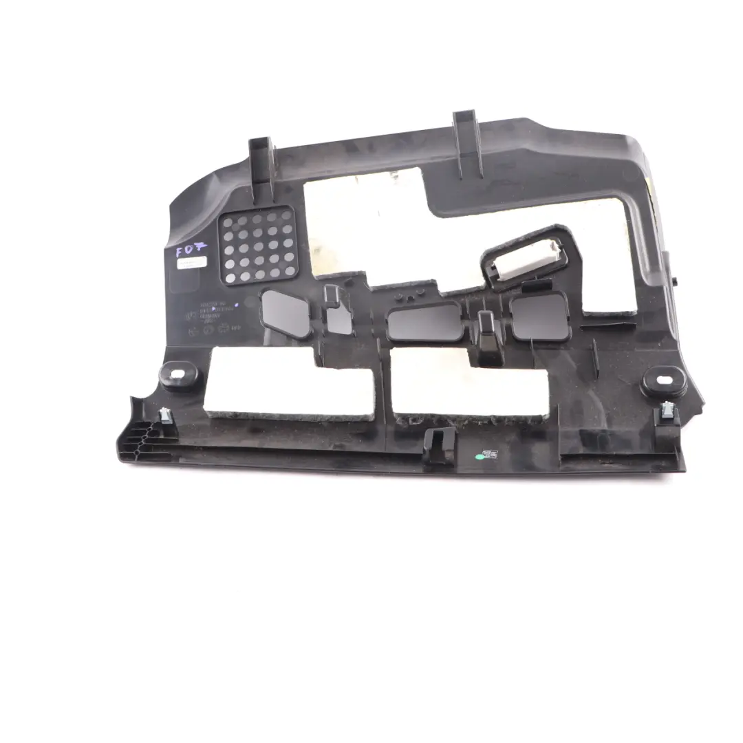 Panel BMW F07 GT Instrument Panel Passenger's Footwell Trim Black 9142657 to with Part number 9199153 Panel BMW F07 GT Instrument Panel Passenger's Footwell Trim Black 9142657 - SKU rhd-9142657 - Part number 9199153