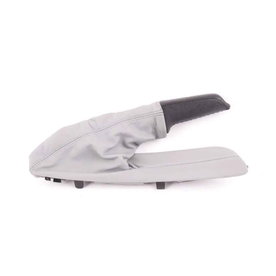  Handbrake Lever BMW E82 E87 LCI E88 Leather Cover Part Gaiter Grey - SKU rhd-9142754 - Part number 9142754