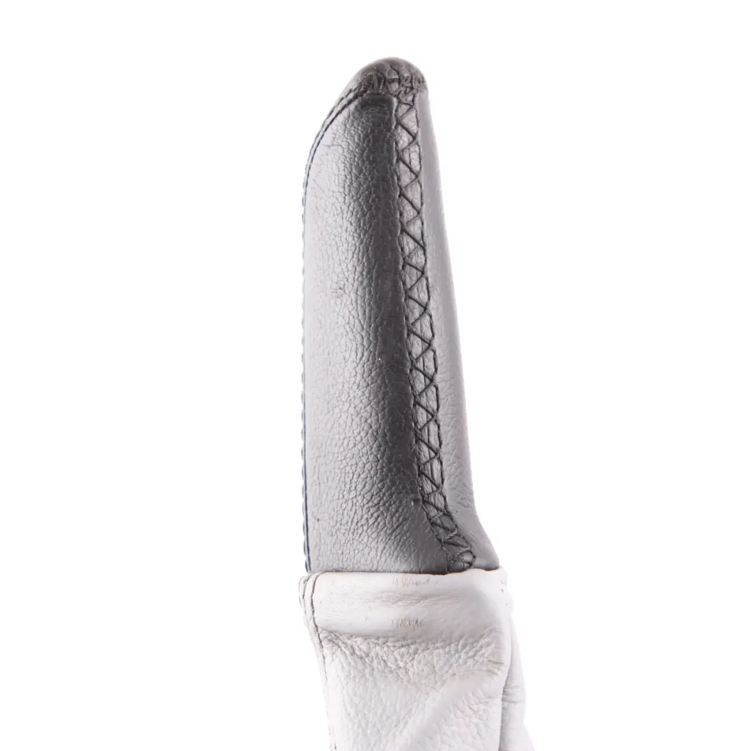 Handbrake Lever BMW E82 E87 LCI E88 Leather Cover Part Gaiter Grey to with Part number 9142754 Handbrake Lever BMW E82 E87 LCI E88 Leather Cover Part Gaiter Grey - SKU rhd-9142754 - Part number 9142754