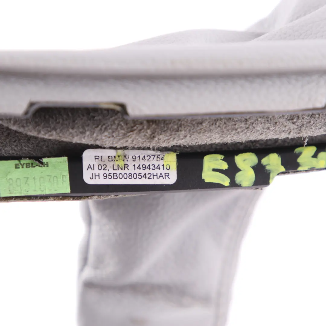 Handbrake Lever BMW E82 E87 LCI E88 Leather Cover Part Gaiter Grey to with Part number 9142754 Handbrake Lever BMW E82 E87 LCI E88 Leather Cover Part Gaiter Grey - SKU rhd-9142754 - Part number 9142754