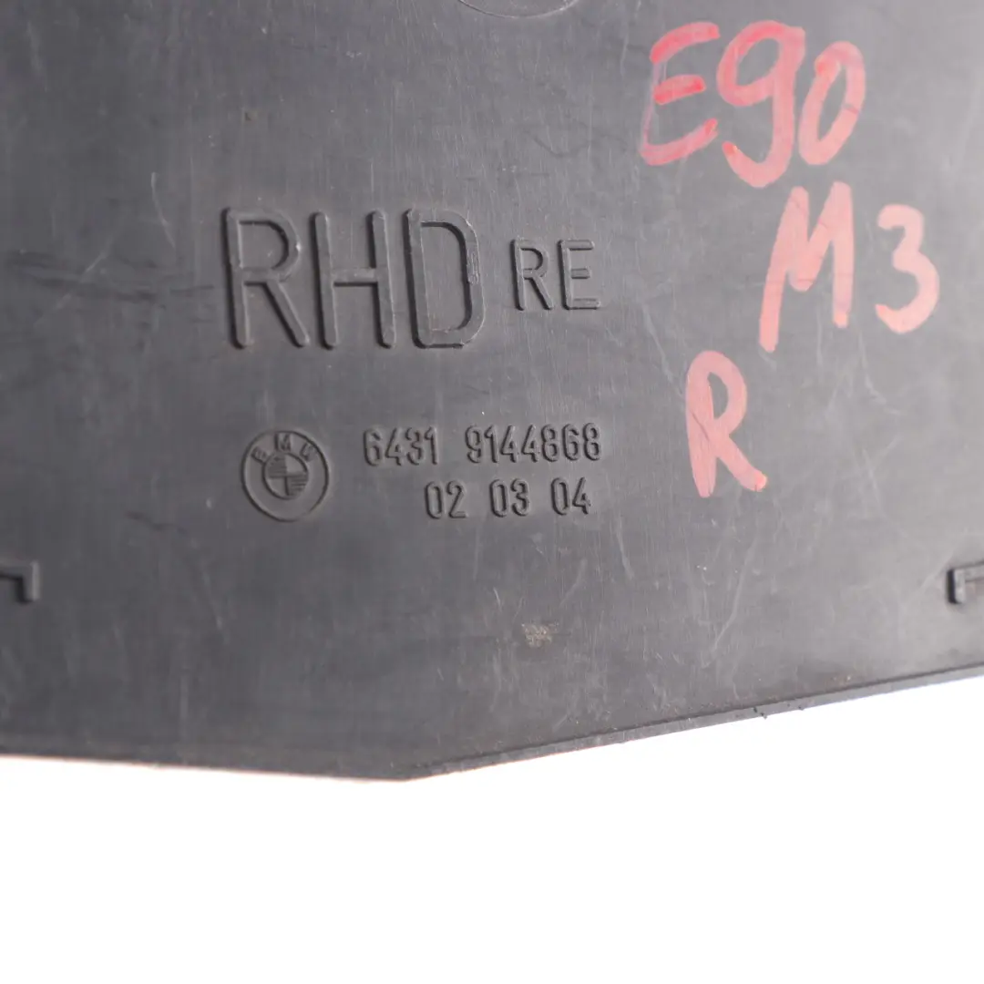 Air Filter Housing BMW E90 E92 E93 M3 S65 Cover Trim Right O/S - SKU rhd-9144868 - Part number 9144868