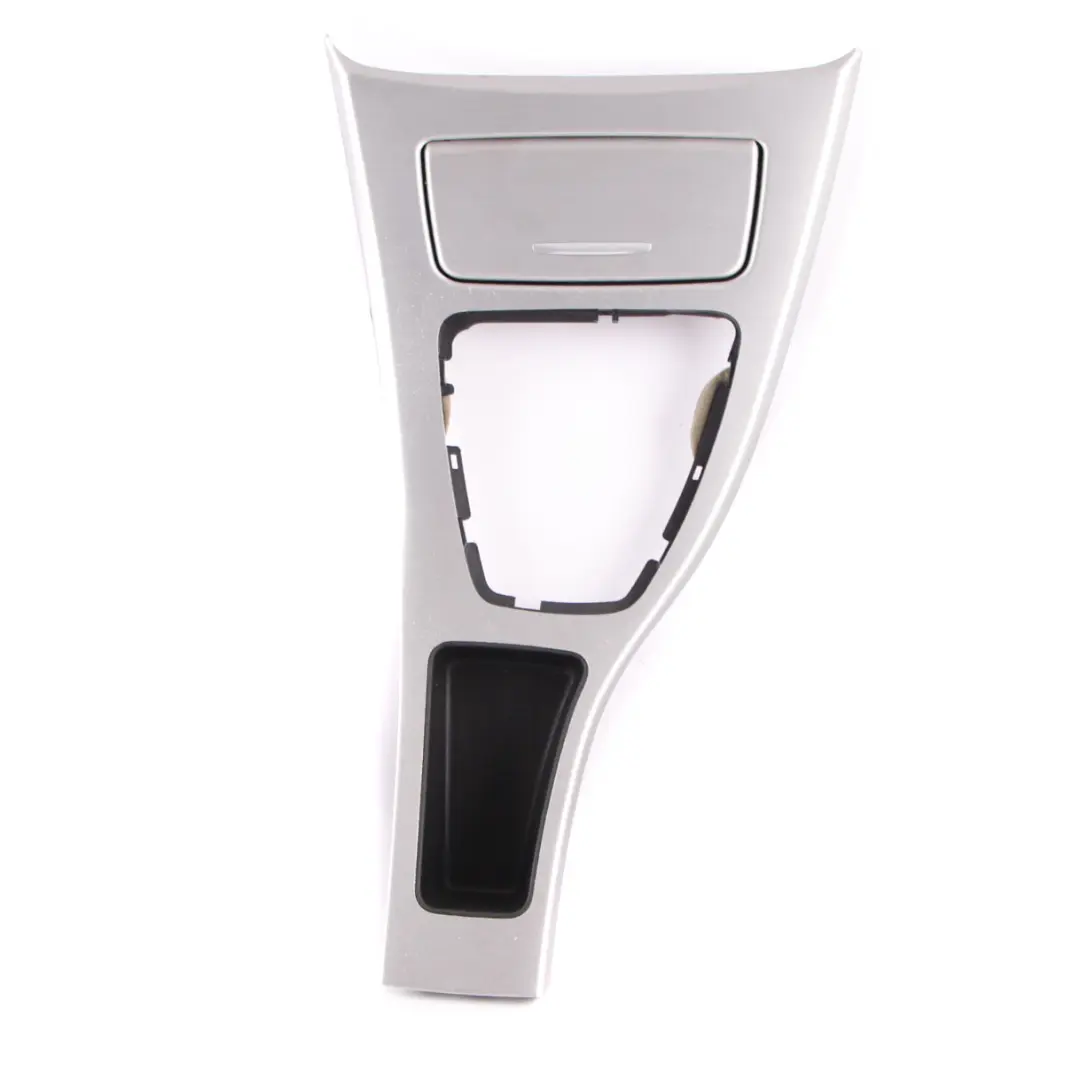 Centre Console Trim Ashtray Gear Cover Alu Feinschliff to BMW E90 LCI 1 with Part number 9145142 BMW E90 LCI 1 Centre Console Trim Ashtray Gear Cover Alu Feinschliff - SKU rhd-9145142-1 - Part number 9145142