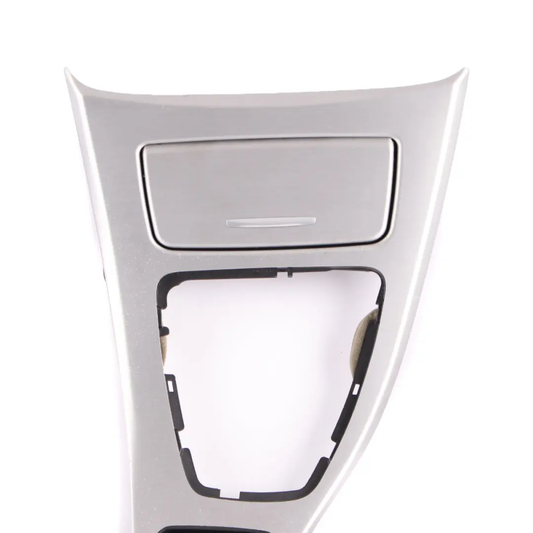 Centre Console Trim Ashtray Gear Cover Alu Feinschliff to BMW E90 LCI 1 with Part number 9145142 BMW E90 LCI 1 Centre Console Trim Ashtray Gear Cover Alu Feinschliff - SKU rhd-9145142-1 - Part number 9145142