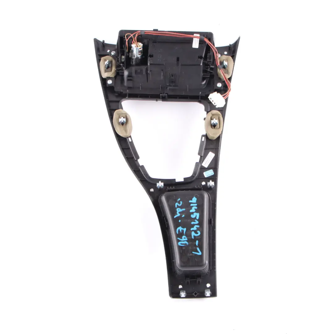 BMW E90 LCI 1 Centre Console Trim Ashtray Gear Cover Alu Feinschliff - SKU rhd-9145142-1 - Part number 9145142