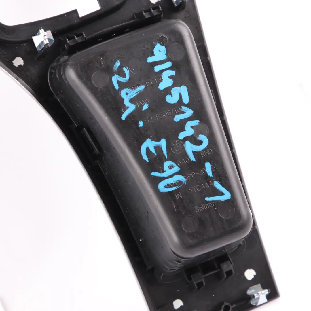 Centre Console Trim Ashtray Gear Cover Alu Feinschliff to BMW E90 LCI 1 with Part number 9145142 BMW E90 LCI 1 Centre Console Trim Ashtray Gear Cover Alu Feinschliff - SKU rhd-9145142-1 - Part number 9145142