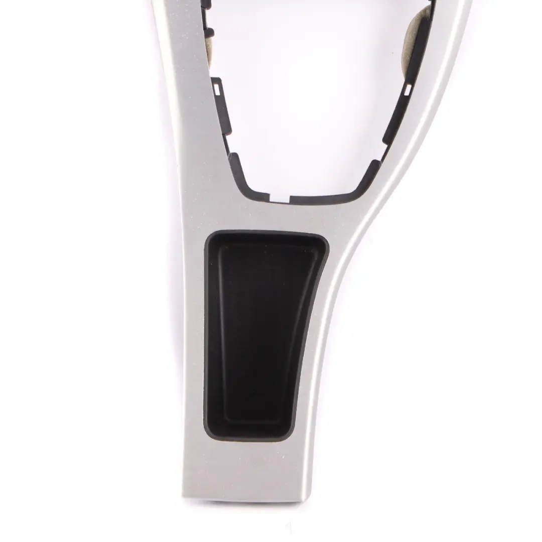 Centre Console Trim Ashtray Gear Cover Alu Feinschliff to BMW E90 LCI 1 with Part number 9145142 BMW E90 LCI 1 Centre Console Trim Ashtray Gear Cover Alu Feinschliff - SKU rhd-9145142-1 - Part number 9145142