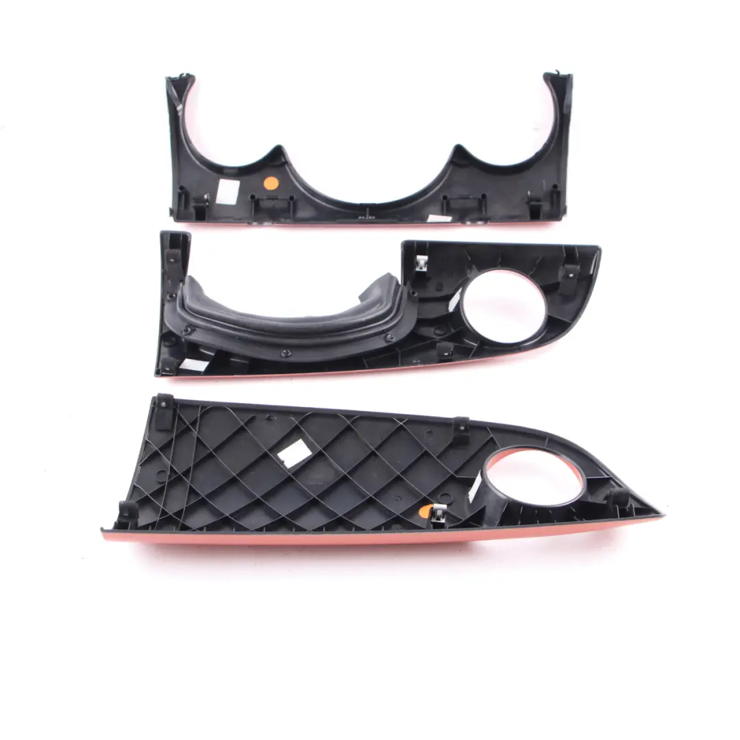 BMW Mini Cooper One R52 Set Dashboard Panel Trim Strip Cover Hot Orange - SKU rhd-9145891-1 - Part number 9145891