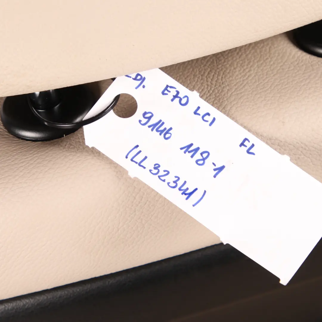 BMW X5 E70 Sport Front Left N/S Leather Nevada Oyster Seat Passenger Memory - SKU rhd-9146118-1 - Part number 9146118