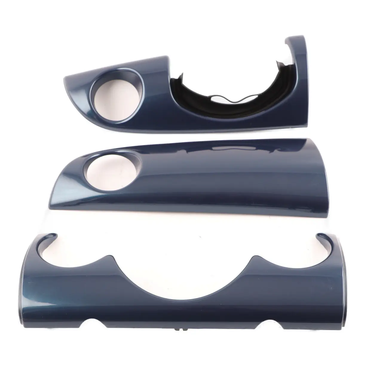 Mini Cooper R50 R53 Dashboard Panel Dash Trim Strip Cover Space Blue Set