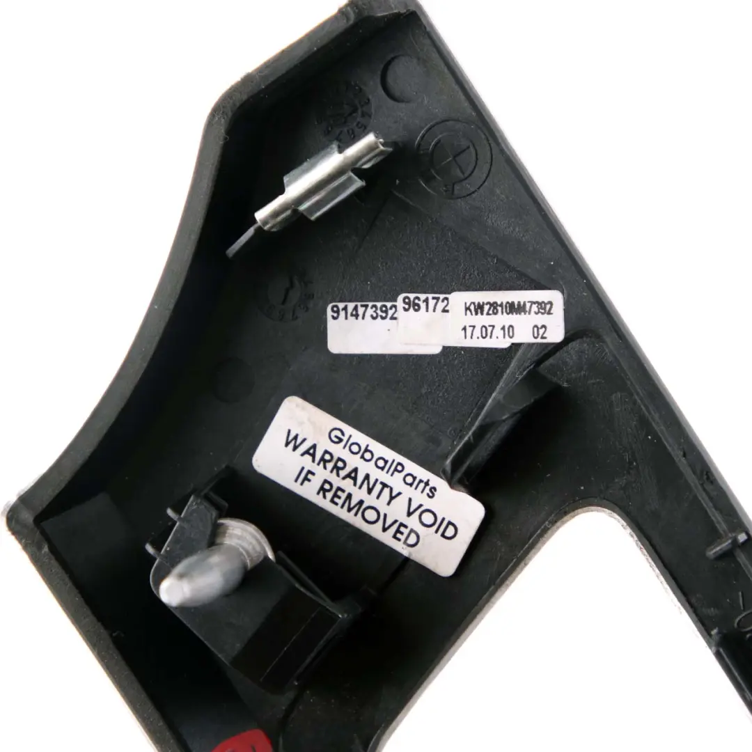 Trim Cover Right O/S Aluminium Feinschliff to BMW 3 Series 1 E90N E91 Dash with Part number 9147392 BMW 3 Series 1 E90N E91 Dash Trim Cover Right O/S Aluminium Feinschliff - SKU rhd-9147392-1 - Part number 9147392