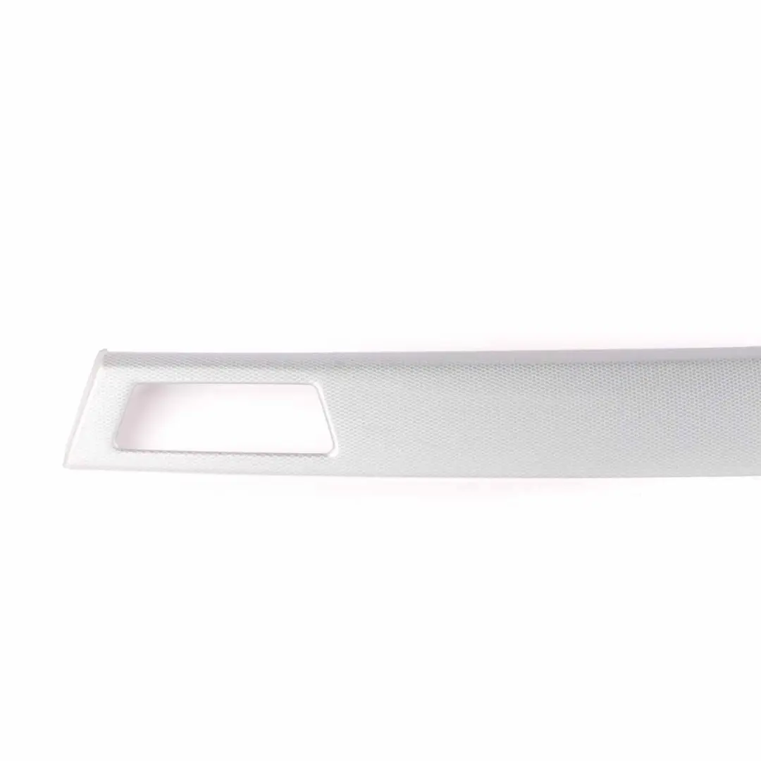 BMW 3 Series E90 Cover Trim Dashboard Aluminium Left N/S Glacier Silber Silver - SKU rhd-9148070-6 - Part number 9148070