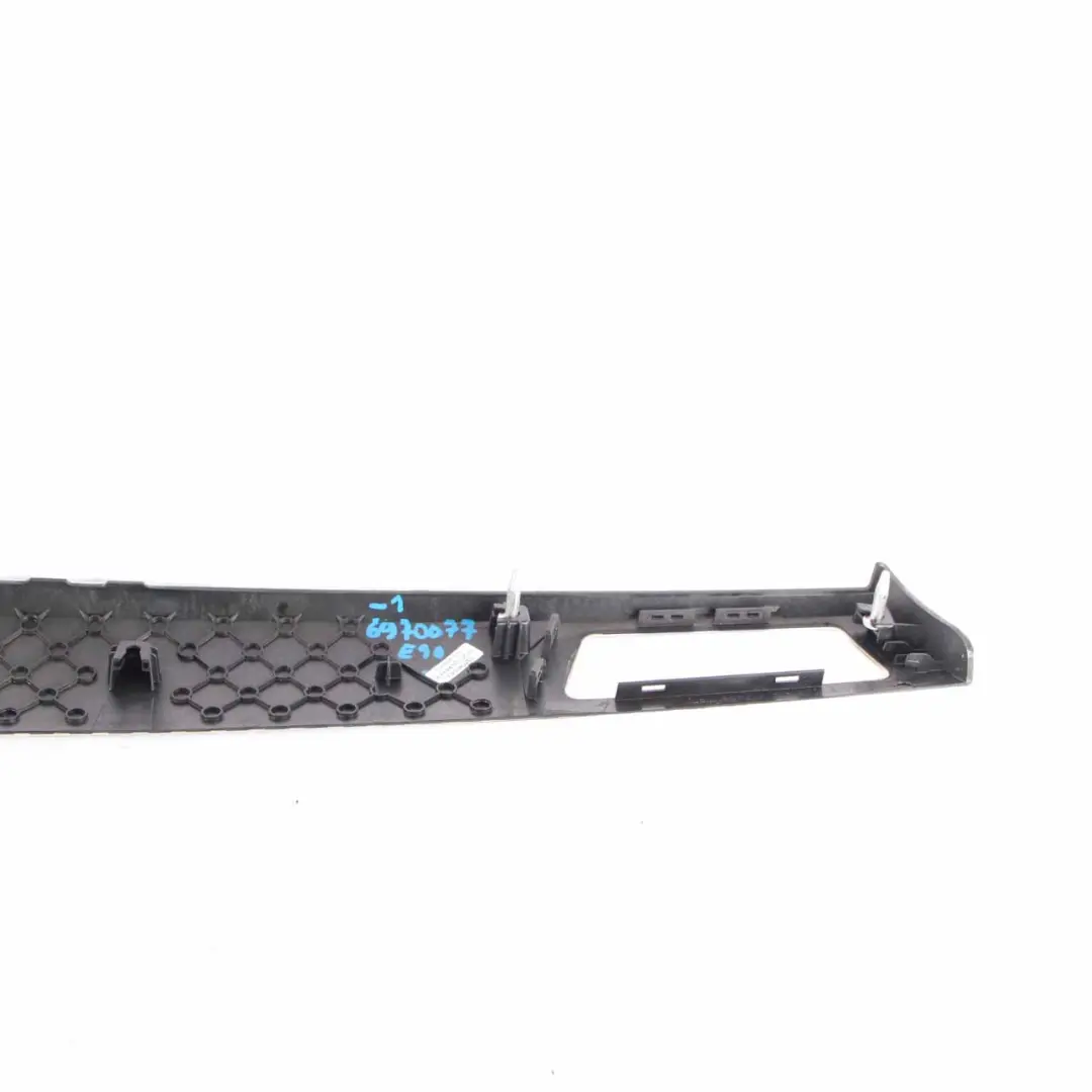 BMW 3 Series E90 Cover Trim Dashboard Aluminium Left N/S Glacier Silber Silver - SKU rhd-9148070-6 - Part number 9148070