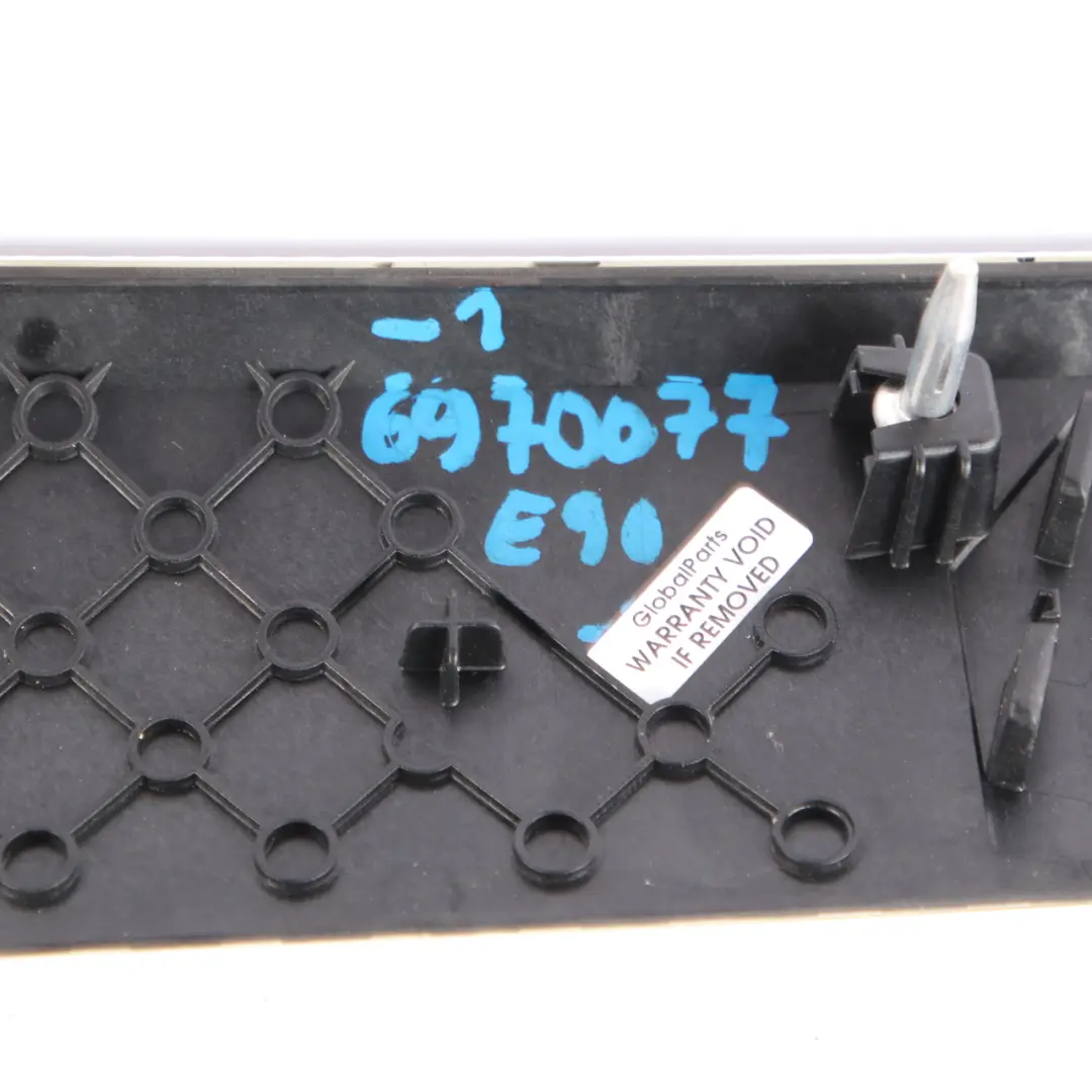 Trim Dashboard Aluminium Left N/S Glacier Silber Silver to BMW 3 Series E90 Cover with Part number 9148070 BMW 3 Series E90 Cover Trim Dashboard Aluminium Left N/S Glacier Silber Silver - SKU rhd-9148070-6 - Part number 9148070