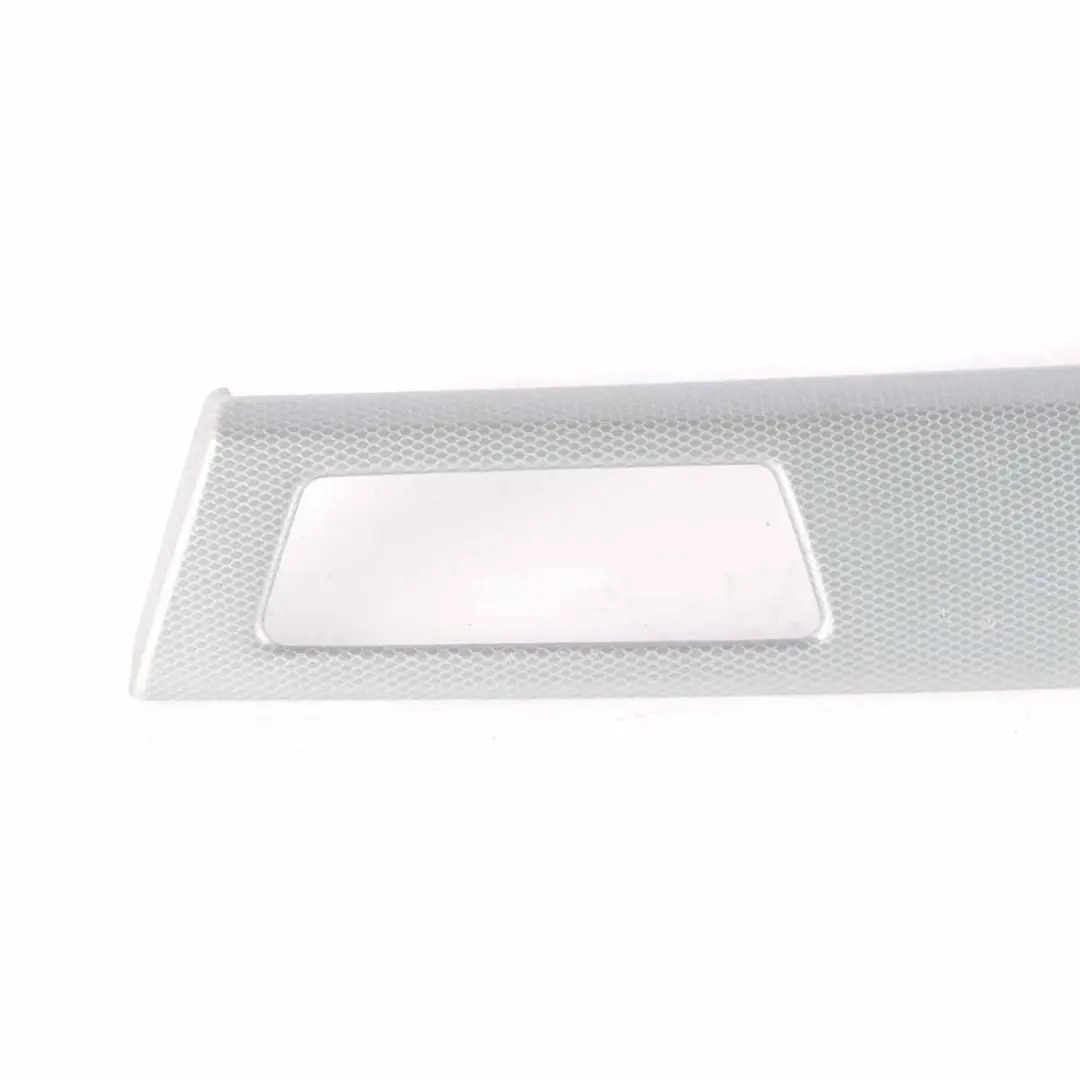 BMW 3 Series E90 Cover Trim Dashboard Aluminium Left N/S Glacier Silber Silver - SKU rhd-9148070-6 - Part number 9148070