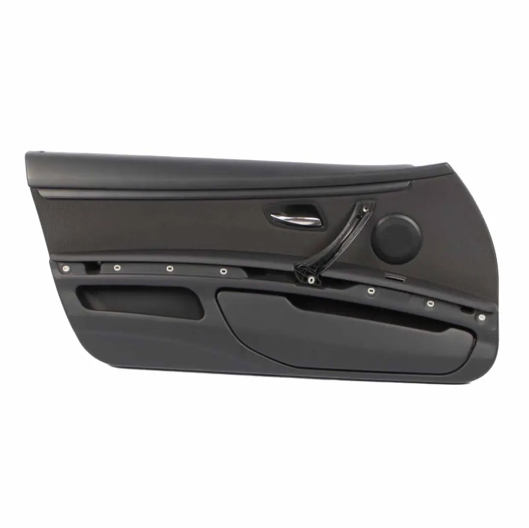 Door Card Front Left N/S Lining Trim Panel Cloth Leather Anthracite to BMW E92 E93 with Part number 9152715 BMW E92 E93 Door Card Front Left N/S Lining Trim Panel Cloth Leather Anthracite - SKU rhd-9152715 - Part number 9152715