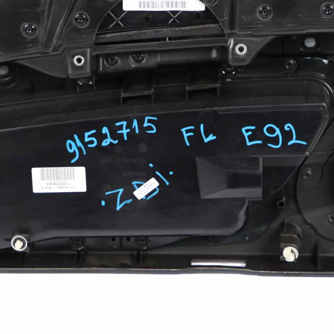 Door Card Front Left N/S Lining Trim Panel Cloth Leather Anthracite to BMW E92 E93 with Part number 9152715 BMW E92 E93 Door Card Front Left N/S Lining Trim Panel Cloth Leather Anthracite - SKU rhd-9152715 - Part number 9152715