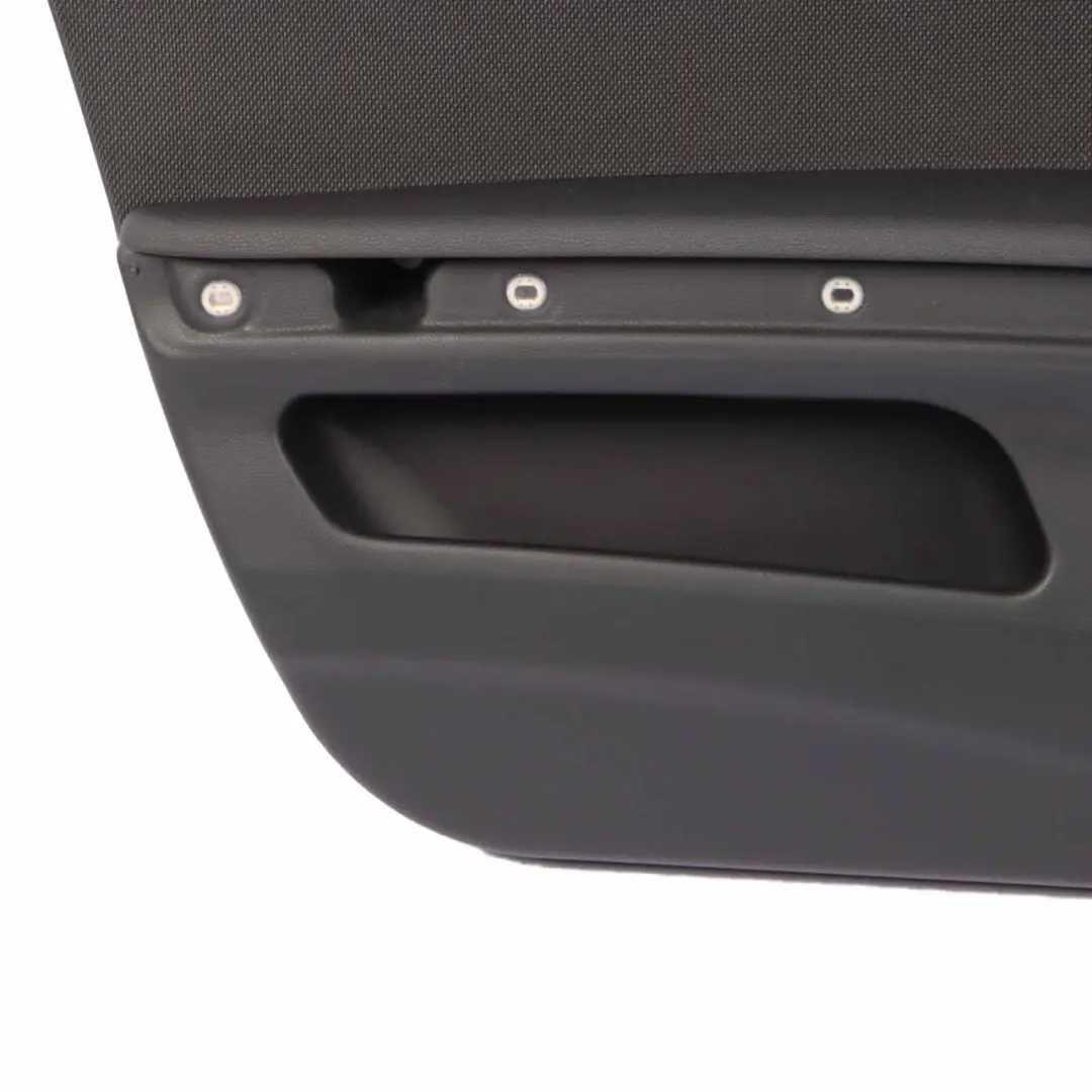 Door Card Front Left N/S Lining Trim Panel Cloth Leather Anthracite to BMW E92 E93 with Part number 9152715 BMW E92 E93 Door Card Front Left N/S Lining Trim Panel Cloth Leather Anthracite - SKU rhd-9152715 - Part number 9152715