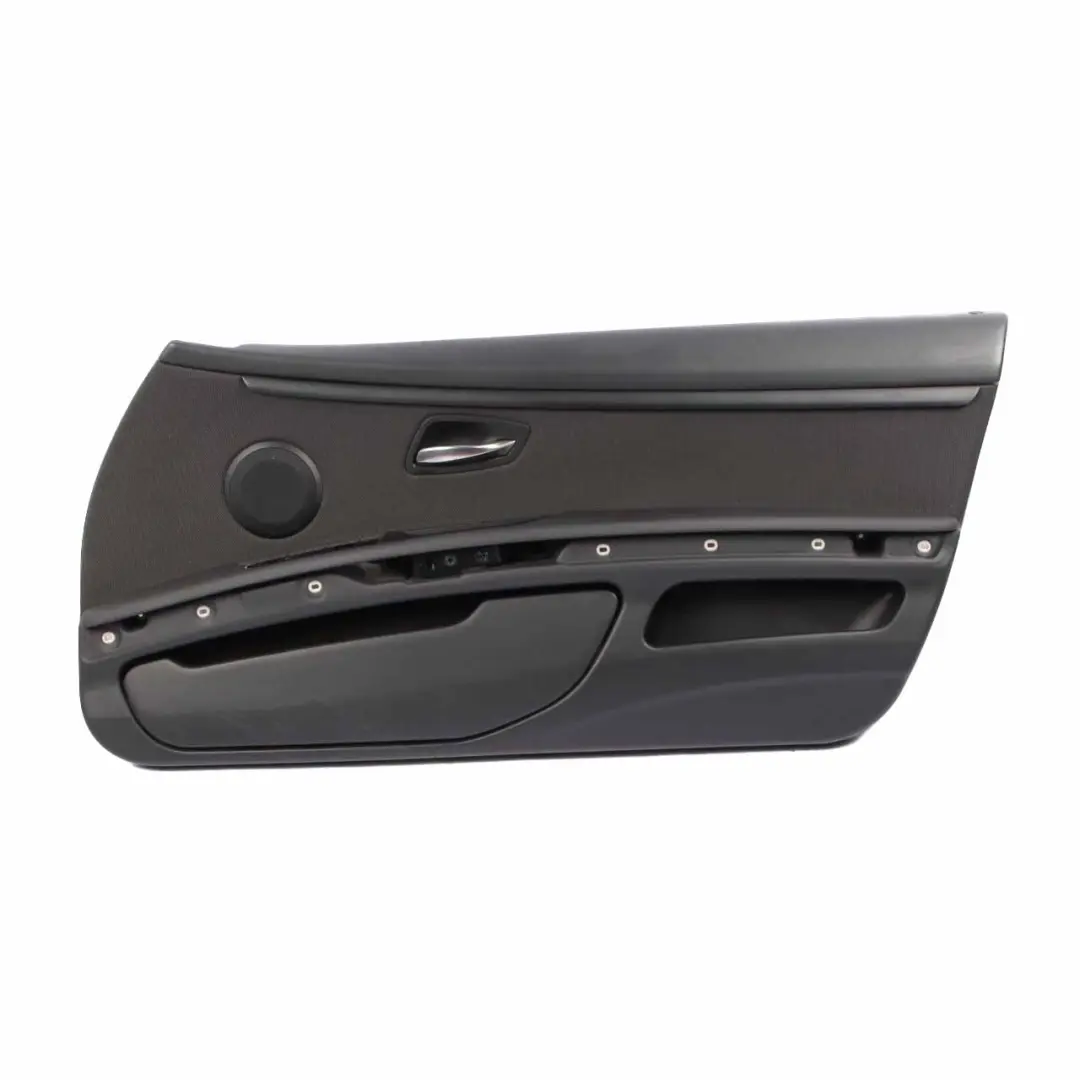 Door Card Front Right O/S Lining Trim Panel Cloth Leather Anthracite to BMW E92 E93 with Part number 9152716 BMW E92 E93 Door Card Front Right O/S Lining Trim Panel Cloth Leather Anthracite - SKU rhd-9152716 - Part number 9152716