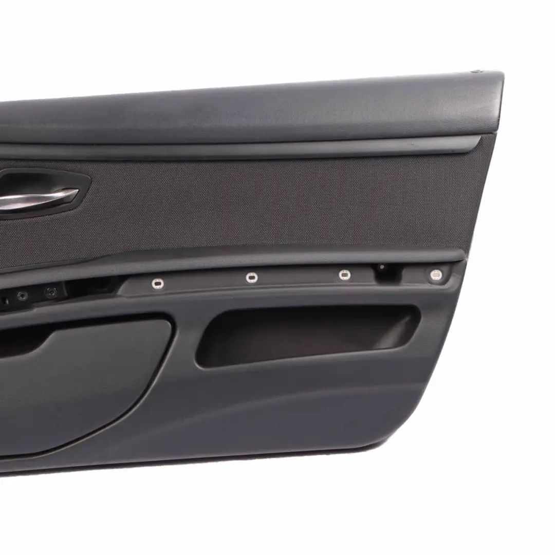BMW E92 E93 Door Card Front Right O/S Lining Trim Panel Cloth Leather Anthracite - SKU rhd-9152716 - Part number 9152716