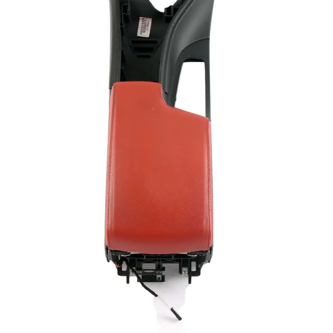 Centre Console Black Red Armrest Storage Tray Trim Panel Cover to BMW E90 E92 with Part number 9153215 BMW E90 E92 Centre Console Black Red Armrest Storage Tray Trim Panel Cover - SKU rhd-9153215-2 - Part number 9153215