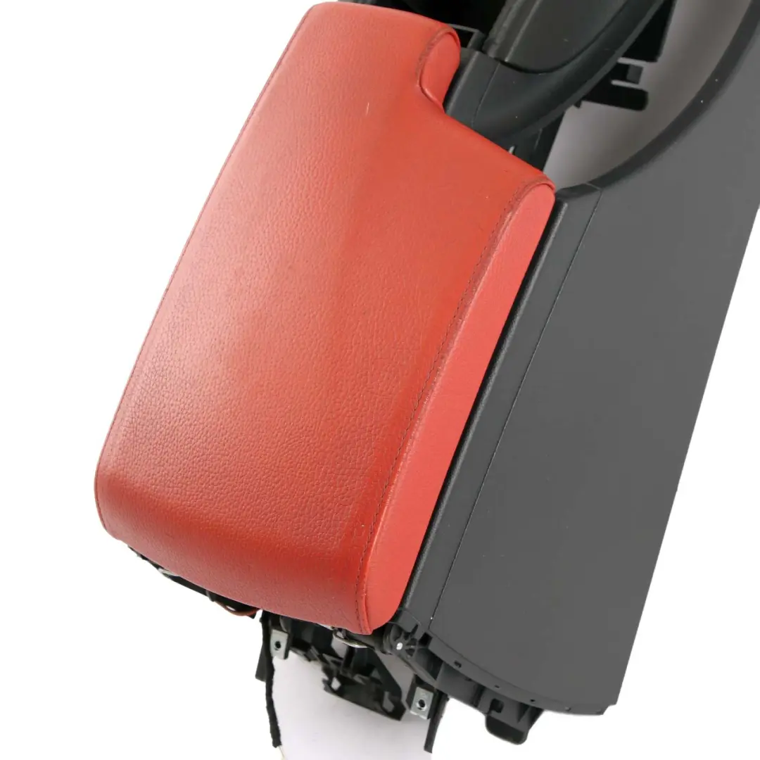 BMW E90 E92 Centre Console Black Red Armrest Storage Tray Trim Panel Cover - SKU rhd-9153215-2 - Part number 9153215