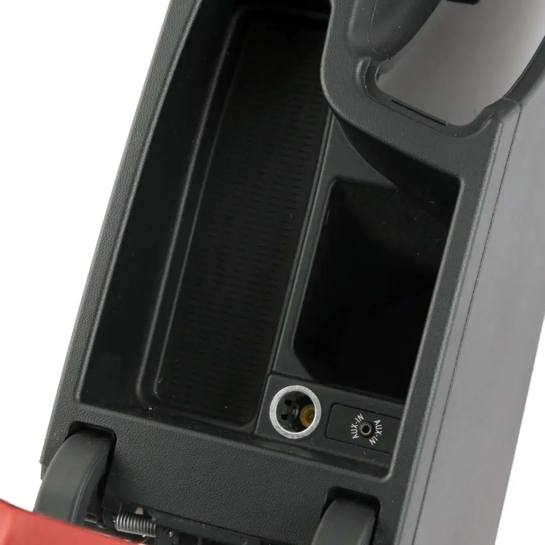 BMW E90 E92 Centre Console Black Red Armrest Storage Tray Trim Panel Cover - SKU rhd-9153215-2 - Part number 9153215