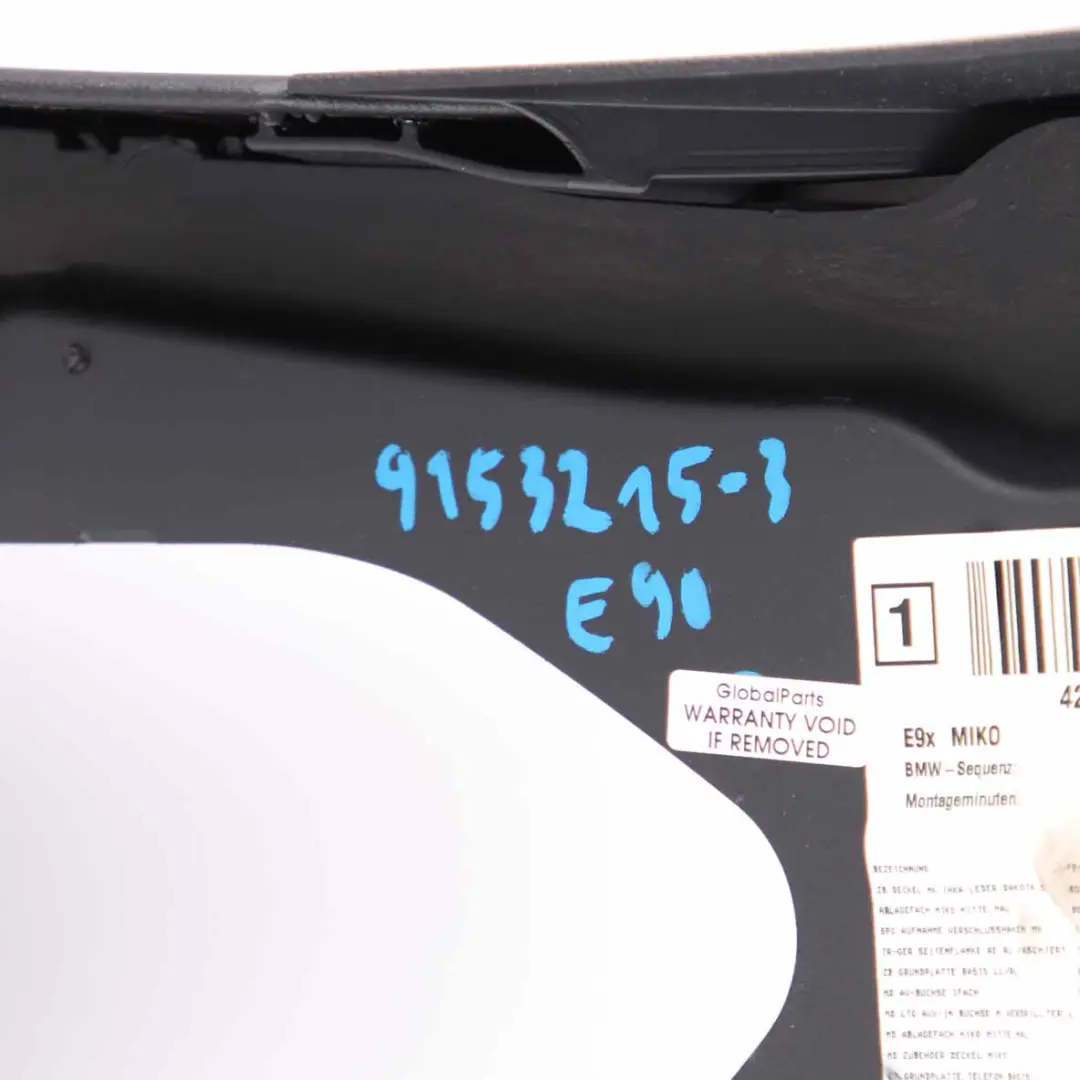 BMW E90 E92 Centre Console Black Red Brown Armrest Storage Tray Trim Panel Cover - SKU rhd-9153215-3 - Part number 9153215