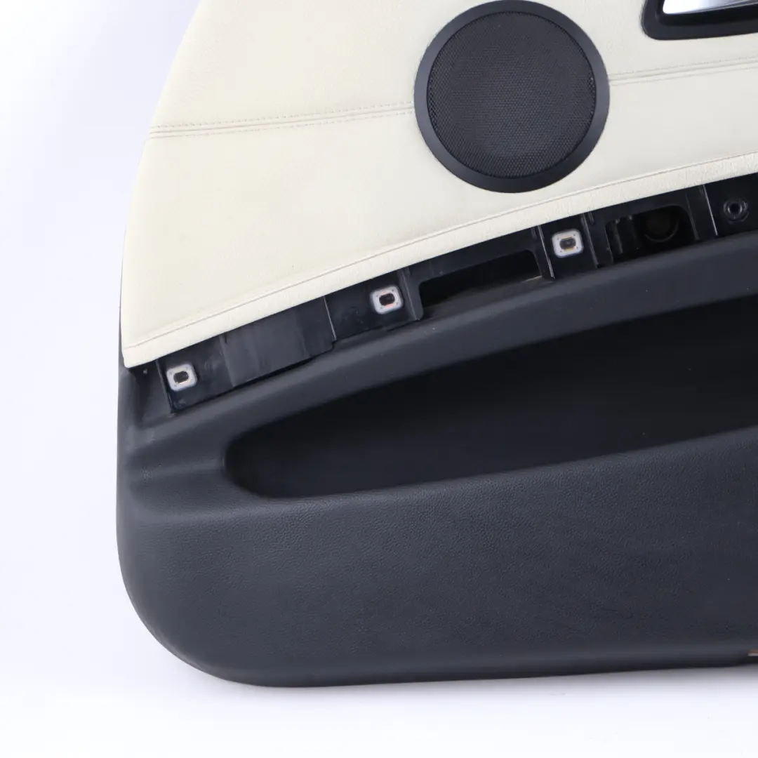 BMW E90 E91 Front Right O/S Driver Door Card Panel Lemon Leather - SKU rhd-9154210-1 - Part number 9154210