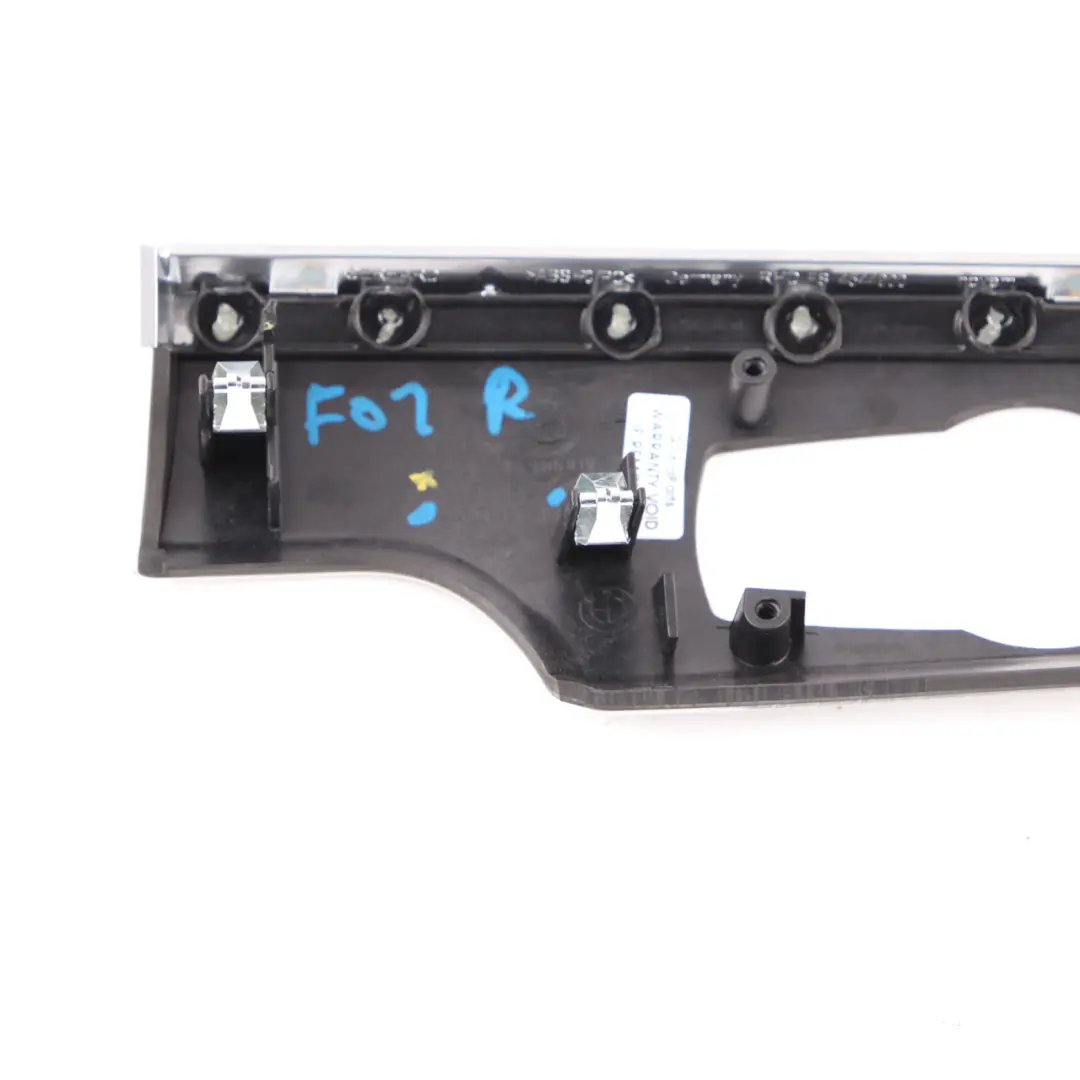 BMW F01 F02 Dashboard Cover Trim Panel Right O/S Aluminium Fine Ground - SKU rhd-9155152 - Part number 9155152