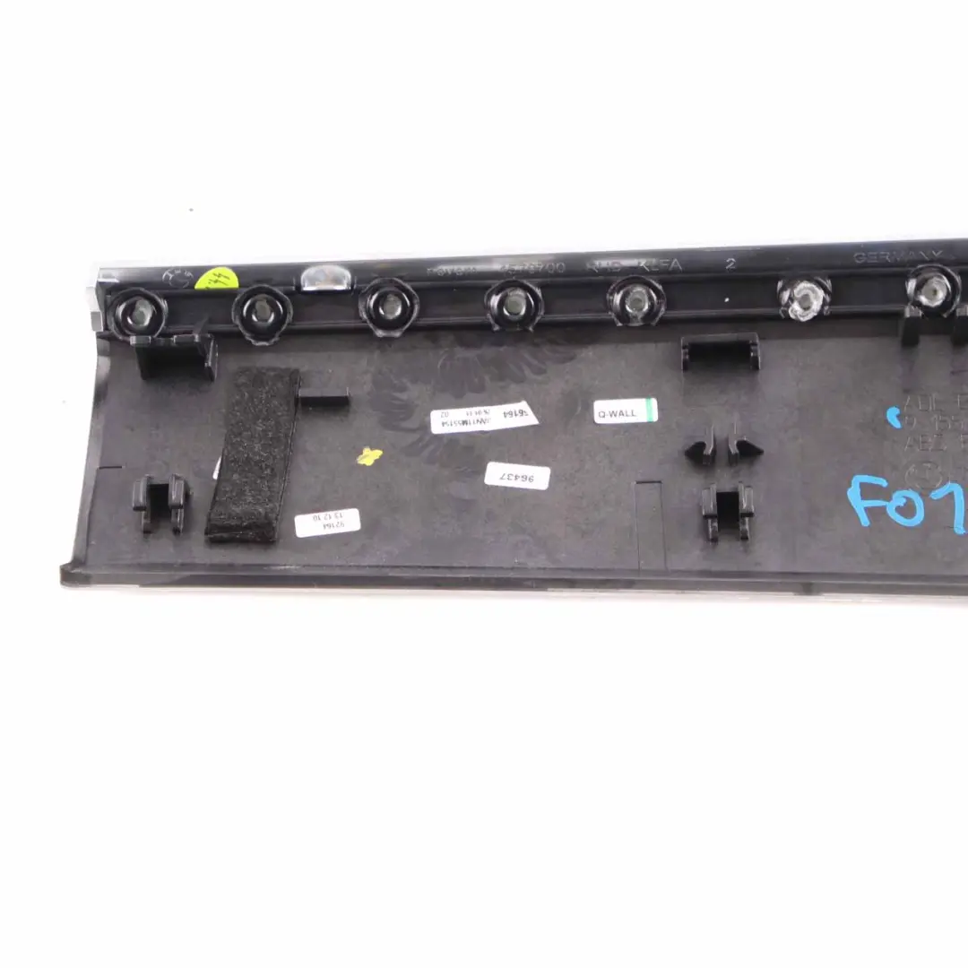 Dashboard Dash Cover Trim Folding Box Aluminium Fine Ground to BMW F01 F02 with Part number 9155154 BMW F01 F02 Dashboard Dash Cover Trim Folding Box Aluminium Fine Ground - SKU rhd-9155154 - Part number 9155154