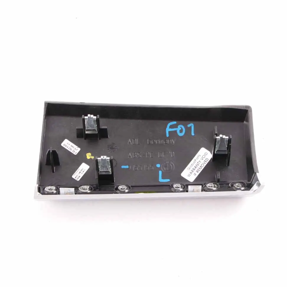 Dashboard Cover Trim BMW F01 F02 Dash Panel Left Aluminium Alu to with Part number 9155155 Dashboard Cover Trim BMW F01 F02 Dash Panel Left Aluminium Alu - SKU rhd-9155155 - Part number 9155155